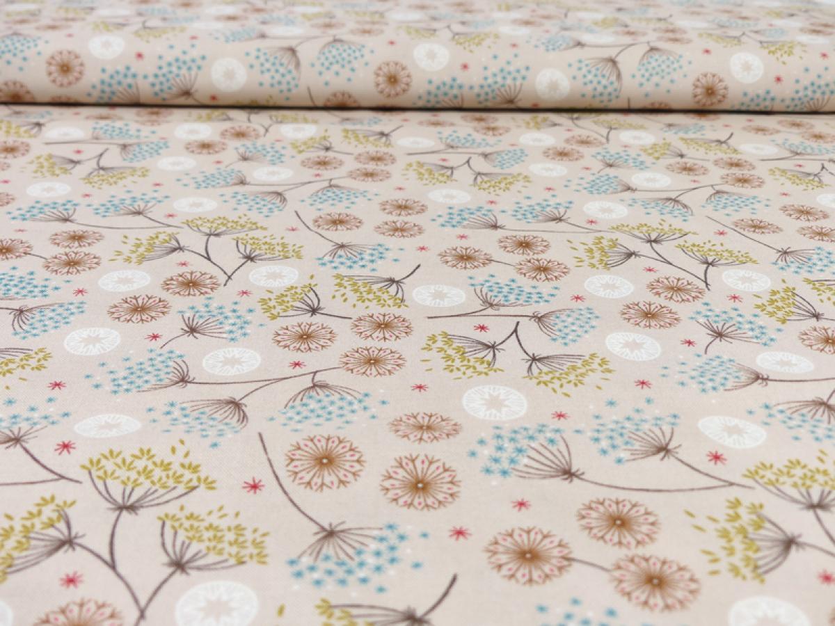 Patchworkstoff New Forest floral Ausschnitt